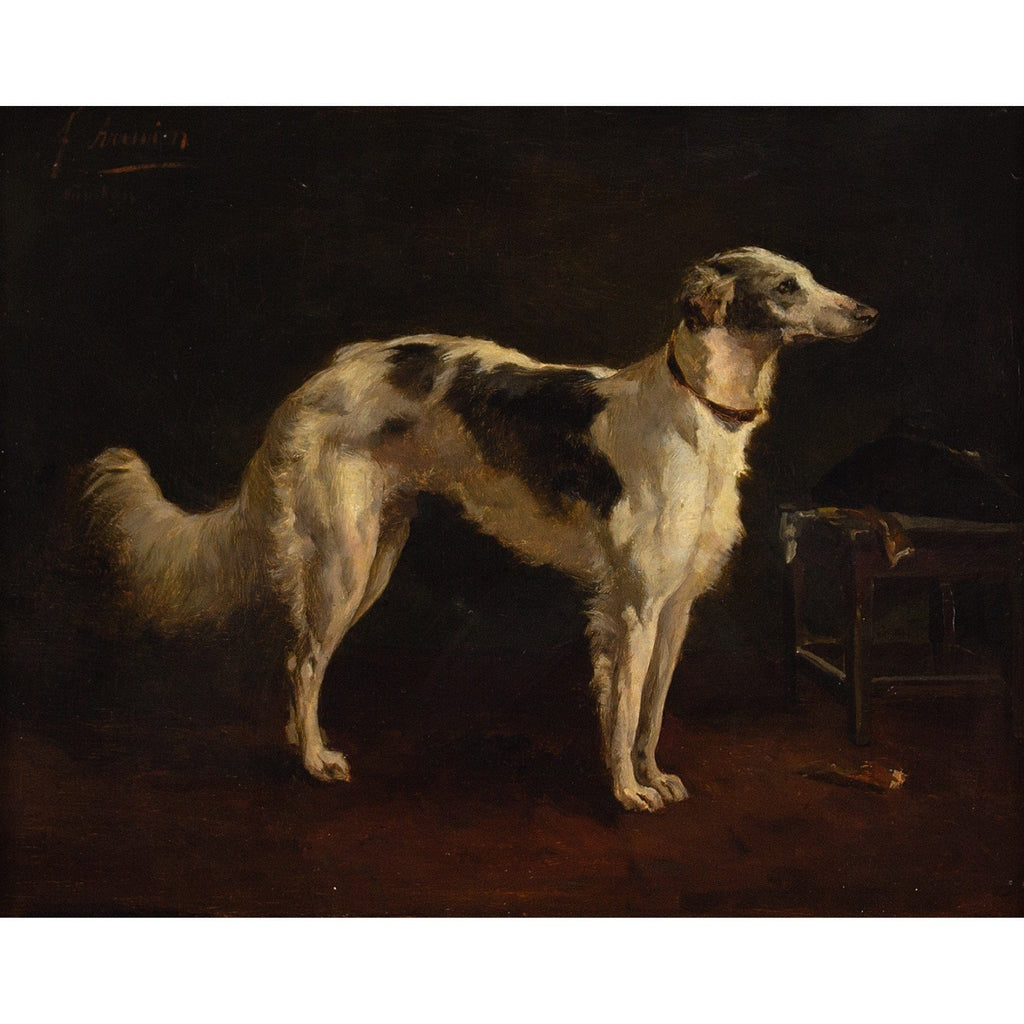 Borzoi art best sale