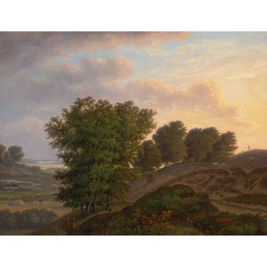 19th-Century Danish School, Idyllic Landscape With Farm