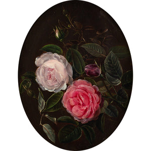 19th-Century Danish School, Still Life With Roses