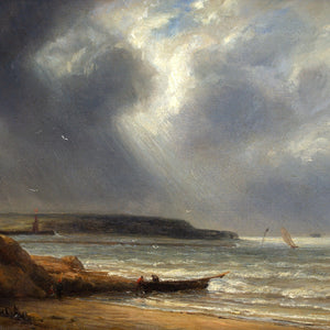 Adolphe-Hippolyte Couveley, Coastal Scene Near Boulogne