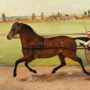 19th-Century British Folk Art, Harness Racing