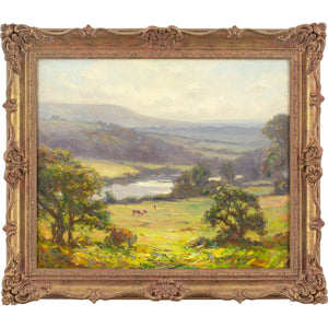 Augustus William Enness RBA, View Over The River Wharfe