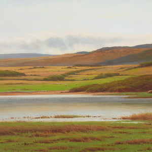 Joseph Knight, Moorland Landscape With Cattle