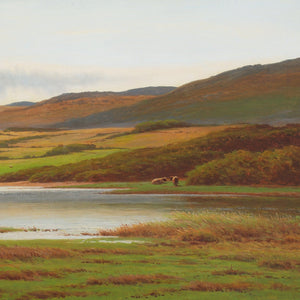 Joseph Knight, Moorland Landscape With Cattle