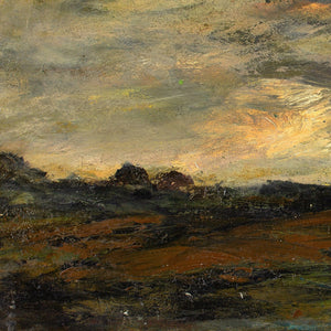 Fritz Heider, Stormy Landscape With Turbulent Clouds