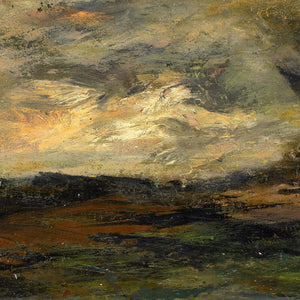 Fritz Heider, Stormy Landscape With Turbulent Clouds