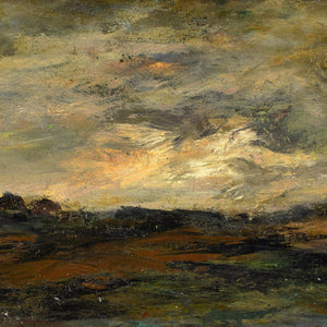 Fritz Heider, Stormy Landscape With Turbulent Clouds