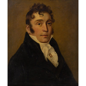 Early 19th-Century British School, Portrait Of A Regency Gentleman
