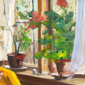 Sam Uhrdin, Sewing By The Window