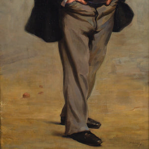 Benoni Van der Gheynst, Portrait Of A Man In A Bowler Hat
