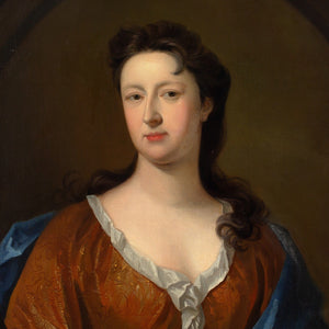 Early 18th-Century English School, Portrait Of A Lady In A Russet Dress