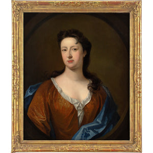 Early 18th-Century English School, Portrait Of A Lady In A Russet Dress