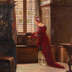 Robert Panitzsch, A Lady Within A Baroque Interior