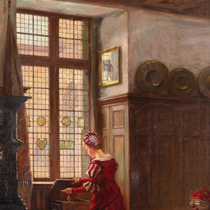 Robert Panitzsch, A Lady Within A Baroque Interior