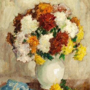 Paul Sannemann, Still Life With Chrysanthemums