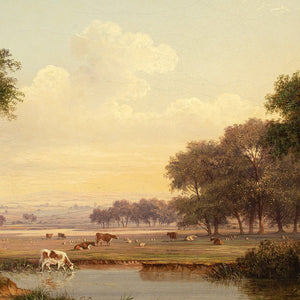 Walter Heath Williams, Pastoral Scene With Pond