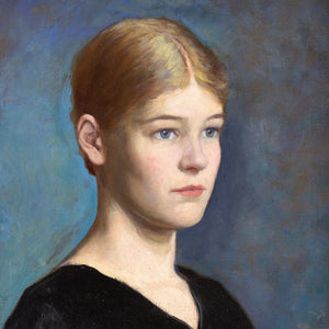 Early 20th-Century British School, Portrait Study Of A Young Woman