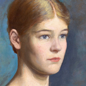 Early 20th-Century British School, Portrait Study Of A Young Woman