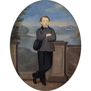 Late 19th-Century German School, Portrait Of A Young Man