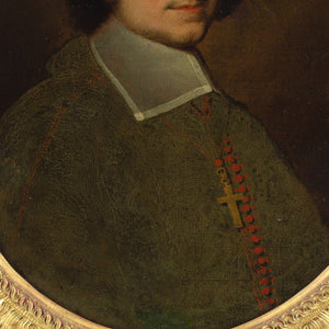 Late 17th-Century Flemish School, Portrait Of A Prelate With Black Cassock & Zucchetto