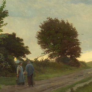 Gustav Vermehren, Landscape With Older Couple