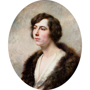 Honoré Louis Umbricht, Portrait Of Marguerite Grosjean