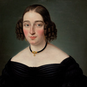 Early 19th-Century German School, Portrait Of A Lady With A Letter