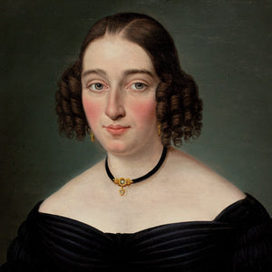 Early 19th-Century German School, Portrait Of A Lady With A Letter