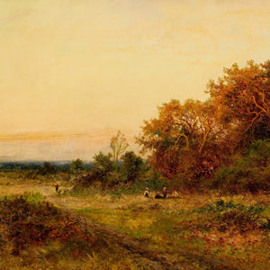 Daniel Sherrin, Heath Landscape With Sunset