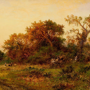 Daniel Sherrin, Heath Landscape With Sunset