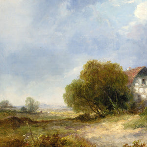 James Edward Meadows, Rural Scene With Cottage