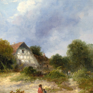 James Edward Meadows, Rural Scene With Cottage