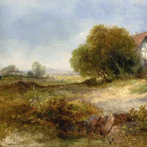 James Edward Meadows, Rural Scene With Cottage