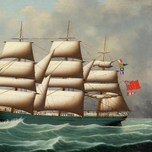 Henry Loos, Portrait Of A British Barque