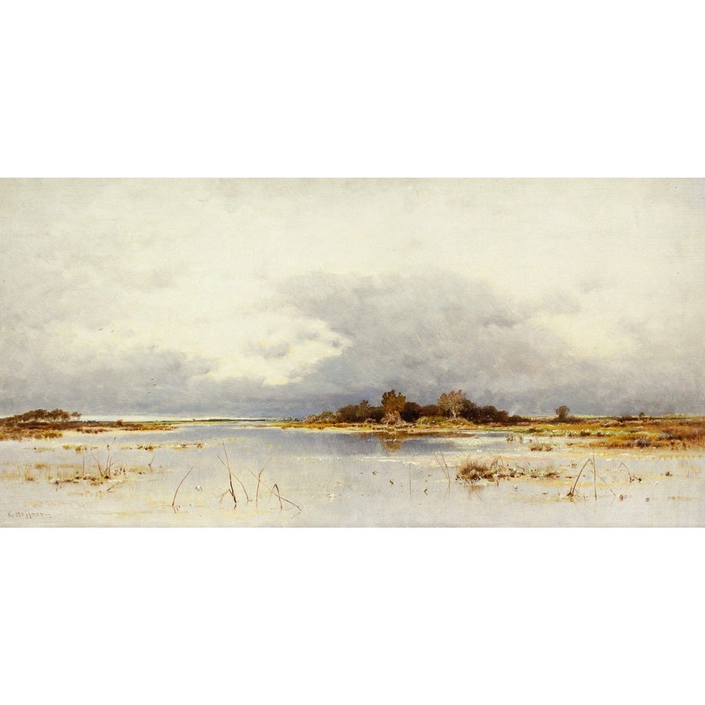 Karl Heffner, Flooded Landscape In Autumn