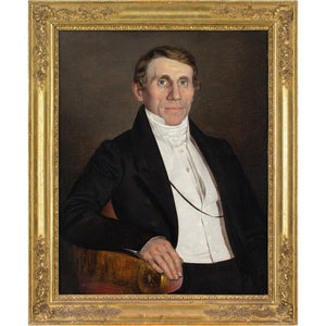 Mid-19th-Century Austrian School, Portrait Of A Gentleman In An Armchair