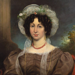 George Clint ARA (Attributed), Portrait Of A Lady In A Brown Dress