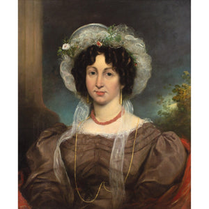 George Clint ARA (Attributed), Portrait Of A Lady In A Brown Dress