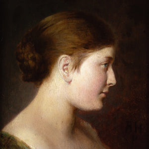 Rudolf Hausleithner, Portrait Of A Woman In Profile