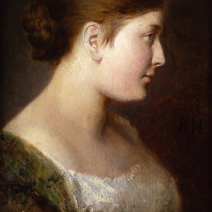 Rudolf Hausleithner, Portrait Of A Woman In Profile