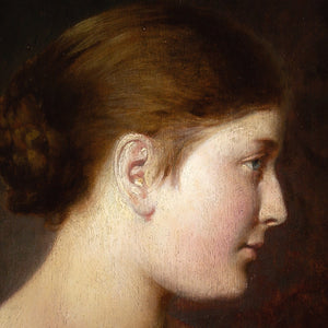 Rudolf Hausleithner, Portrait Of A Woman In Profile