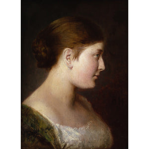 Rudolf Hausleithner, Portrait Of A Woman In Profile