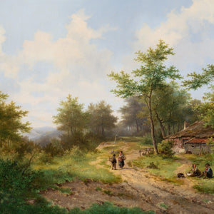 Hendrik Pieter Koekkoek, Scene Near Haarlem