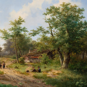 Hendrik Pieter Koekkoek, Scene Near Haarlem