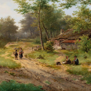 Hendrik Pieter Koekkoek, Scene Near Haarlem