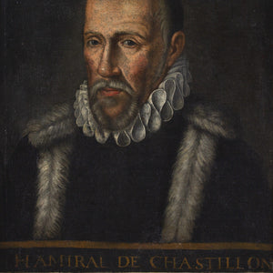 Late 16th-Century Dutch School, Portrait Of Gaspard De Coligny, Admiral of France