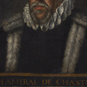 Late 16th-Century Dutch School, Portrait Of Gaspard De Coligny, Admiral of France