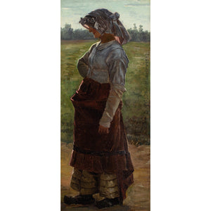 Frederik Christian Lund, Study Of A Farmer’s Wife