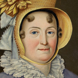 Dominique Erra, Portrait Of A Woman With A Straw Bonnet