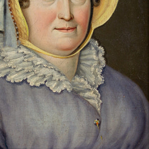 Dominique Erra, Portrait Of A Woman With A Straw Bonnet